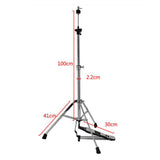 Maxbell Metal Cymbal Stand Drum Pad Stand Mount for Drummer Musical Instrument