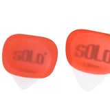 Maxbell 3Pcs Professional Guitar Picks Plectrums Silicone for Electric Guitar Banjo Red