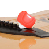 Maxbell 3Pcs Professional Guitar Picks Plectrums Silicone for Electric Guitar Banjo Red