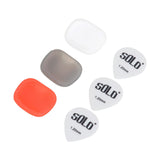 Maxbell 3Pcs Professional Guitar Picks Plectrums Silicone for Electric Guitar Banjo Grey