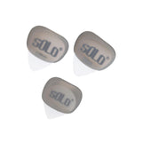 Maxbell 3Pcs Professional Guitar Picks Plectrums Silicone for Electric Guitar Banjo Grey