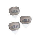 Maxbell 3Pcs Professional Guitar Picks Plectrums Silicone for Electric Guitar Banjo Grey