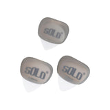 Maxbell 3Pcs Professional Guitar Picks Plectrums Silicone for Electric Guitar Banjo Grey