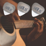 Maxbell 3Pcs Professional Guitar Picks Plectrums Silicone for Electric Guitar Banjo Grey