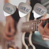 Maxbell 3Pcs Professional Guitar Picks Plectrums Silicone for Electric Guitar Banjo Grey