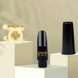 Maxbell Saxophone Mouthpiece Ligature, Cap Adjustable Screw for Alto Saxophone