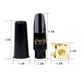 Maxbell Saxophone Mouthpiece Ligature, Cap Adjustable Screw for Alto Saxophone