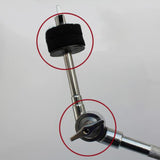 Maxbell Floor Cymbal Stand Holder Adjustable Portable Triangle Bracket Easily Carry