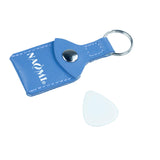 Maxbell PU Leather Guitar Picks Holder Keyring Bag Keychain Guitar Accessories