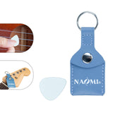 Maxbell PU Leather Guitar Picks Holder Keyring Bag Keychain Guitar Accessories