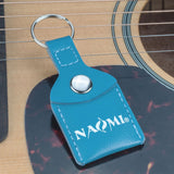 Maxbell PU Leather Guitar Picks Holder Keyring Bag Keychain Guitar Accessories