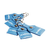 Maxbell 5x PU Leather Guitar Pick Holder Case with Keyring for Gifts