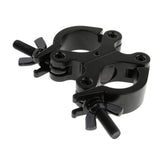 Maxbell DJ Light Clamps Dual Swivel Clamp for 1.25-1.38inch Diameter Pipe Accessory Black