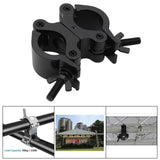 Maxbell DJ Light Clamps Dual Swivel Clamp for 1.25-1.38inch Diameter Pipe Accessory Black