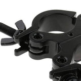 Maxbell DJ Light Clamps Dual Swivel Clamp for 1.25-1.38inch Diameter Pipe Accessory Black