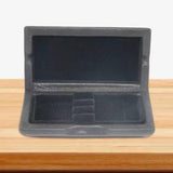 Maxbell Portable Oboe Reeds Storage Case PU Leather Stable for Home Travel Outdoor