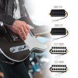 Maxbell Electric Guitar Pickup Double Coil 4P Prewired for 7 Strings Guitar Replaces Neck Black