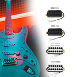 Maxbell Electric Guitar Pickup Double Coil 4P Prewired for 7 Strings Guitar Replaces Neck Black