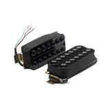 Maxbell Electric Guitar Pickup Double Coil 4P Prewired for 7 Strings Guitar Replaces Neck Black
