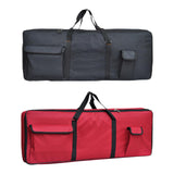 Maxbell Electronic Keyboard Storage Case Waterproof Dual Zipper for Band Players Black