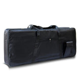 Maxbell Electronic Keyboard Storage Case Waterproof Dual Zipper for Band Players Black