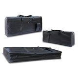 Maxbell Electronic Keyboard Storage Case Waterproof Dual Zipper for Band Players Black