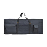 Maxbell Electronic Keyboard Storage Case Waterproof Dual Zipper for Band Players Black