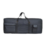 Maxbell Electronic Keyboard Storage Case Waterproof Dual Zipper for Band Players Black