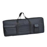 Maxbell Electronic Keyboard Storage Case Waterproof Dual Zipper for Band Players Black