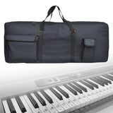Maxbell Electronic Keyboard Storage Case Waterproof Dual Zipper for Band Players Black