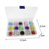 Maxbell 15x Electric Guitar Effect Pedal Footswitch Foot Nail Cap Durable Footboard Round