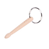 Maxbell Drumstick Percussion Keyring Wood Portable for Thanksgiving Gift Graduation 1 drum rod