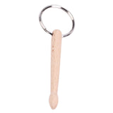 Maxbell Drumstick Percussion Keyring Wood Portable for Thanksgiving Gift Graduation 1 drum rod