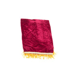Maxbell Piano Keyboard Cover 61 Keys Washable Portable Storage Case Velvet Folding red