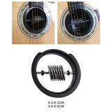 Maxbell Portable Acoustic Guitar Sound Hole Cover Performing for Guitar Replacement 8.3cm