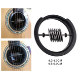 Maxbell Portable Acoustic Guitar Sound Hole Cover Performing for Guitar Replacement 8.3cm