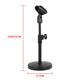 Maxbell Desktop Mic Stand Practical Durable Sturdy Universal for Lectures Phone