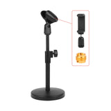 Maxbell Desktop Mic Stand Practical Durable Sturdy Universal for Lectures Phone
