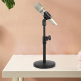 Maxbell Desktop Mic Stand Practical Durable Sturdy Universal for Lectures Phone