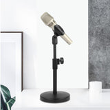 Maxbell Desktop Mic Stand Practical Durable Sturdy Universal for Lectures Phone