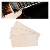 Maxbell 3Pcs Guitar Head Veneer Replacement Headstock DIY Material Decorative Parts