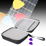 Maxbell Guitar Pick Case Musical Instrument Small Item Organizer for Collectible Black