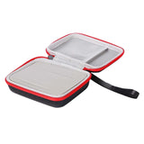 Maxbell Guitar Pick Case Musical Instrument Small Item Organizer for Collectible Red