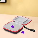Maxbell Guitar Pick Case Musical Instrument Small Item Organizer for Collectible Red