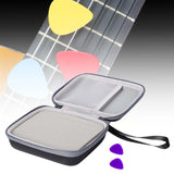 Maxbell Guitar Pick Case Musical Instrument Small Item Organizer for Collectible Gray