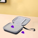 Maxbell Guitar Pick Case Musical Instrument Small Item Organizer for Collectible Gray