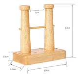 Maxbell Portable Wooden Guitar Hanger Wall Mount Punch Free for Bass Ukulele Studio