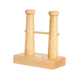 Maxbell Portable Wooden Guitar Hanger Wall Mount Punch Free for Bass Ukulele Studio