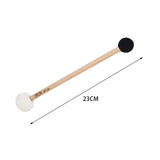 Maxbell Double Ended Percussion Mallet Durable for Hand Drums Snare Drums Beginners