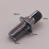 Maxbell 10x Drum Tension Rods Durable Metal Strong for Snare Drum Accessory DIY M6X10mm